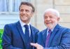 Macron liga para Lula para elogiar posição do país sobre Venezuela